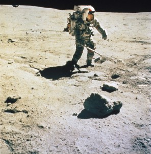 astronaut on moon
